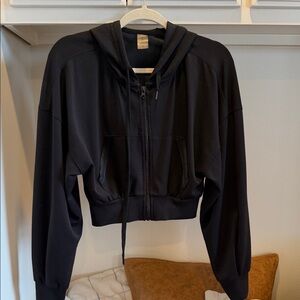 Altrd State -AS Revival Women's Black Cropped Hoodie Jacket